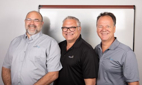 Normand Doucet, Hubert Racine et Sylvain Tassé